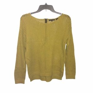 Jeanne Pierre Open Knit Pullover Sweater Medium
